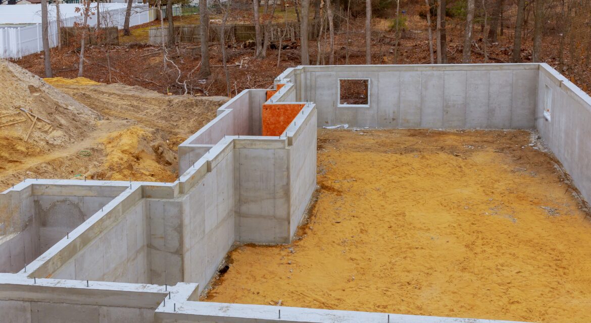 new build mini piles foundation