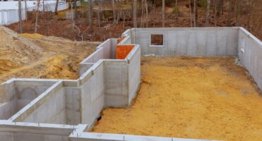 new build mini piles foundation